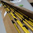 Toriexon 10 PCS Electric Fence Posts, 3/8" x 57" Step in Fence Post