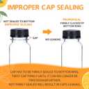 35pcs 10oz Empty Plastic Juice Bottles with Caps Reusable PET Food Grade Drink Bottles with Leak-Proof Tamper Evident Caps Bulk Clear Beverage Containers for Homemade Drinks Smoothie Milk