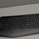 SABLUTE Wireless Keyboard and Mouse Combo - Full Size Ergonomic Wrist Rest, Silent Typing, Phone Holder, 2.4 GHz, 3 Level DPI, Batteries Powered, Compatible with PC, Laptop, Windows, macOS (1 Pack, Classic Black)