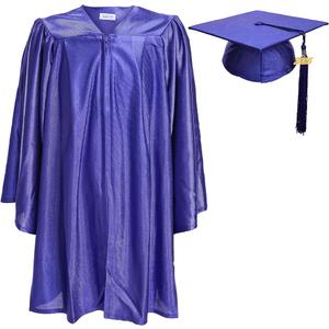 Newrara Unisex Shiny Kindergarten Graduation Gown Cap with Tassel