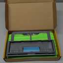 KEEPOW Reusable Replacement Pads Compatible with Shark Vac Mop VM252 VM200 VC205 VM250 /QM250 VM190 VM200P12, Washable Vacuum Mop Pad Refills, Upgraded Design of Dirt Chamber (1+2+2+2 Pads) (Green&Blue, 1+2+2+2 Pack)