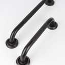 12-Inch Grab Bar Featuring Anti-Slip Handrail, Solid Brass, Oil Rubbed Bronze, Heavy-Duty Construction Armrest, Bathroom Bathtube Shower Safety Rail
