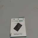 Wallet Tracker Card Air-Tag (iOS Only) - Work with Apple Find My, Bluetooth Tracker Smart Tracking Card Wallet Finder, 0.07in Slim, IP68 Waterproof, Item Locator for Luggage Tags, Passports, Purse (1 Pack, Dark Black)