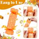 2 x FOIMAS 24pcs Thankgvigng Treat Box,Fall Maple Pumpkin Candy Box with Ribbon Goodie Boxes Container for Thanksgiving Fall Harvest Party Favor Supply