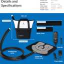 CF-2 Lightweight Cold Therapy Machine with Programmable Timer, Ice Therapy Machine for Knee After Surgery, 9QT Knee Cryotherapy Post Surgery, Lightweight ACL Cryotherapy Pain Relief System