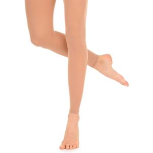 Danskin Women's Microfiber Footless Tights (Beige)