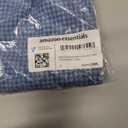 Amazon Essentials Mens 9" Swim Trunks with Mesh Lining, Pockets, Drawstring Closure (X-Small, Blue Geometric Print)