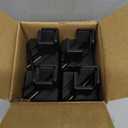 Adjustable Furniture Risers,4Pack Adjustable Bed Risers with Screw Clamp - Heavy Duty Sofa Tables Furniture Risers Fit for Square/Round Furniture Leg Diameter 0.8''-1.6'' (2Inch Black)