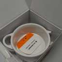 Le Creuset Stoneware Mini Round Cocotte, 8 oz., White