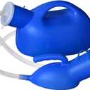 Men's Urinal with Hand-held Portable Urine Cup 2000 ml Large Capacity Male urinals for Elderly Hospital beds Wheelchair (Blue)