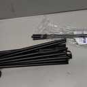 Acetal Copolymer Plastic Round Delrin Rod 1/4" Diameter, 12" Length - Black Color - Pack 6 (0.25in12in, 6)