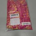 Women's V-Neck Wrap Around Cinched Waist Floral Print Jumpsuit, Suitable For Beach Vacation (Pink, S)