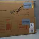 Fabuday Black Bathroom Mirror for Over Sink - 20x28 Rounded Rectangular Wall Mirror, Matte Metal Framed Vanity Mirrors for Bedroom, Living Room, Entryway Decor, Horizontally/Vertically