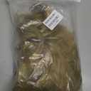 BERON 26 Inches Blonde Wig Long Wavy Wig Ash Blonde Wigs with Bangs for Women Gold Blonde Synthetic Wigs with Hairnet