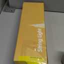 2-Pack Halloween Lights Outdoor, Extendable Meteor Shower Lights 16 Tubes 384 LEDs Indoor Outdoor, Waterproof Falling Rain String Lights with Timer for Halloween Tree Roof Decor(Orange and Purple)