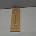 Silicone Small Spatula for Cooking Flexible Beveled Turner with Solid Inner Core and Heat Resistant Nylon Handle Ideal Spatula for Non-Stick Cookware (10 inches, Sky Blue)