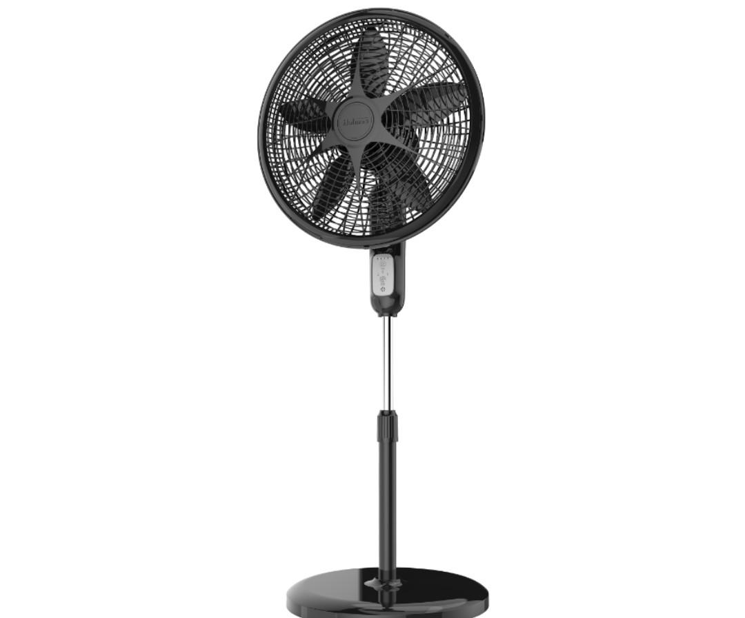Holmes 18” Digital Stand Fan – 3-Speed, Adjustable Head Tilt, 75° Oscillation, 7.5-Hour Timer, Remote Control