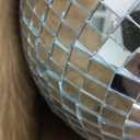 Alytimes Mirror Disco Ball - 8-Inch Cool and Fun Silver Hanging Party Disco Ball Big Party Decorations, Party Design