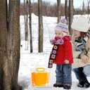 15 Sets Maple Syrup Tapping Kit, 15 Tree Taps, 15 Collection Bag with Lid (5 L), 15 Silicone Plug, 32.8 Ft Tube, BPA Free Maple Tree Tapping Kit Supplies for Experts Beginners