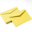 50 Pack Light Yellow Envelopes 5-1/5 x 7-1/5 Envelopes A7 Invitation Envelopes for Personalize Gift Cards, Wedding, Baby Shower, Mailing, Birthday Party
