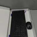 Trueque KM31 Wireless Keyboard and Mouse Combo - Full-Size Quiet Typing with Palm Rest, Phone Holder, Multimedia Keys, Power Switch, Batteries Included, Compatible with Windows, Chrome OS, PC, Laptop (Black)