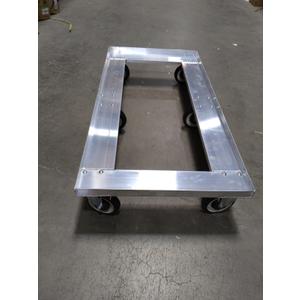Channel GRD2 Dollies, Glass Rack/Milk Crate Dolly, Glass Rack Dollies, 44"W x 22"D x 7.5"H, Aluminum Construction Channel GRD2 Dollies, Glass Rack/Milk Crate Dolly, Glass Rack Dollies, 44"W x 22"D x 7.5"H, Aluminum Construction
