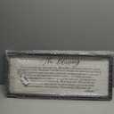 flowtorely The Blessing Wall Art Decor 24"10" May The Lord Bless You And Keep You Sign Scripture Bible Verse Large Christian Wood Framed Wall Hanging (Black)