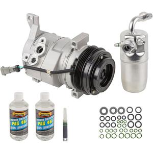 AC Compressor & A/C Repair Kit For Chevy Tahoe Suburban Avalanche GMC Yukon Sierra Cadillac Escalade w/Rear AC - BuyAutoParts 60-80479RK New