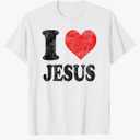 I Love Jesus Vintage T-Shirt Small