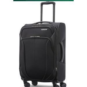 American Tourister 4 KIX 2.0 Expandable Softside Luggage with Spinner Wheels, 20 SPINNER, BLACK