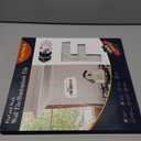 FunStick White Grey Herringbone Peel and Stick Backsplash for Kitchen, Bathroom, Shower - 12"x12" Subway Tile Stickers - 5 Sheets (4 sq ft) - Removable, Heat Resistant, Easy to Install