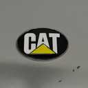 TCB Creations Caterpillar CAT Power Metal Enamel Belt Buckle