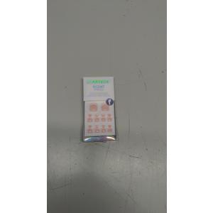 No Glue Pedi Press-On Toenails, Light Pink Nails, Squoval Shape, Includes 24 Nails, Prep Pad, 1 Manicure Stick, 1 Mini File