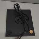 INTASTING Electric Kettles, Gooseneck Electric Kettle, 1 Temperature Control, Stainless Steel Inner, Quick Heating, for Pour Over Coffee, Brew Tea, Boil Hot Water, 0.9L Black