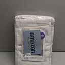 MIULEE White Linen Curtains 96 Inch Long for Bedroom Living Room, Soft Thick Linen Textured Window Drapes Semi Sheer Light Filtering Rod Pocket Back Tab Burlap Look Farmhouse Decor, 2 Panels