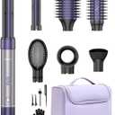 Hair Dryer Brush Blow Dryer, 7-in-1 Hot Air Brush Styler  Fast Drying, Curling, Straightening & Volumizing  1200W High-Speed Motor 110,000 RPM  All Hair Types  Travel Bag Included