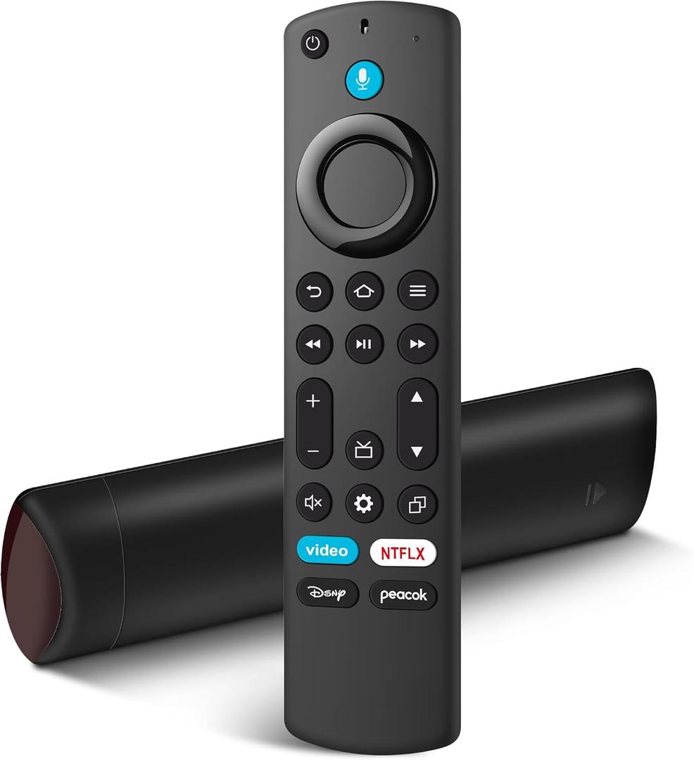 Remote Control Replacement for Fire Smart TV Stick (2nd/3rd Gen/4K/Lite) 4K Max(1st/2nd Gen),TVs Cube(1st/2nd/3rd Gen), Stick Remote for Insignia-Pioneer/Omni Fire Series Smart TVs (3rd Gen)