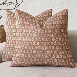 Foindtower Set of 2 Decorative Vintage Floral Print Throw Pillow Covers Neutral Farmhouse Cushion Covers Boho Home Decor for Sofa Couch Chair Bedroom Living Room,2020 Inch,Light Orange Brown (Almond) Foindtower Set of 2 Decorative Vintage Floral Print Throw Pillow Covers Neutral Farmhouse Cushion Covers Boho Home Decor for Sofa Couch Chair Bedroom Living Room,2020 Inch,Light Orange Brown (Almond)