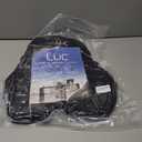 LC Lumbar Support Pillow for Office Chair & Car  Ergonomic Memory Foam Back Cushion for Lower Back Pain Relief  Adjustable Strap, Breathable Cover  Improves Posture & All-Day Comfort