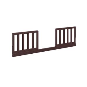 Storkcraft & Graco Toddler Safety Guardrail Kit with Slats (Espresso) GREENGUARD Gold Certified, Converts Compatible Storkcraft & Graco Crib to Toddler Bed, Kit Includes 2 Guardrails