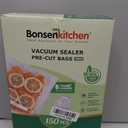 Bonsenkitchen Vacuum Sealer Bags, 20 Gallon 11" x 16"+ 80 Quart 8" x 12"+ 50 Pint 6" x 10", Commercial Grade, BPA Free, Food Sealer Bags for Vac Storage, Meal Prep or Sous Vide Cooking, VB15, 6" X 10" and 8" X 12" and 11" X 16" 150pcs