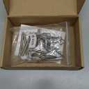 4 Pack Plate Hangers for Wall 6-8 Inch, Stainless Steel Invisible Heavy-Duty Wire Plate Holder with Wall Hooks, Display Hanger for Decorative Plates, Dishes & Platters(Silver)