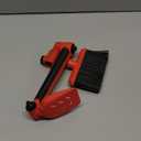 Multi-Angle Gutter Cleaning Tools from the Ground - Gutter Cleaner tool attachment for Threaded Poles - Gutter Scoop & Brush for rain gutter cleaning and leaf removal from Gutter Guard