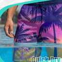 Men Swim Trunks 9 Inch with Mesh Lining Breathable Quick Dry Drawstring Pockets for Summer Beach Pool Board (M)