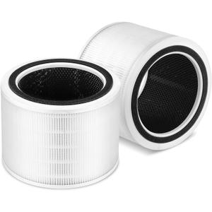 2 Pack Core 200S Replacement Filter, Compatible with LEVOIT Core 200S Core 200S-P Smart WiFi Air Purifier, Compare Part# Core 200S-RF, Core 200S-P, White