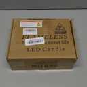 NURADA Flameless Candles with Remote Timer: 3D Wick Battery Operated Led Pillar Unbreakable Acrylic Fake Candle Set for Home Decoration Romantic Ambiance - Pure White 3 Pack (4" x 5" x 6")