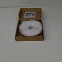 Garage Door Seal Top and Sides, 40 FT Universal TPE Weather Stripping Trim Seal Weatherproofing Seal with Nails and Lids in White