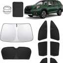 8pcs Car Window Shades for Subaru Forester 2019-2024 Accessories,Windshield Side Rear Full Sunshade,Sun Visor UV Blocking, Privacy Protection and Blackout for Camping Outdoor