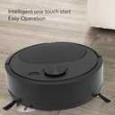 Fdit Robot Vacuum Cleaner, Mini Automatic Avoidance USB Charging Smart Sweeping Robot for Wooden Flooring for Carpet (Black)