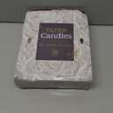 YOROXRG Ivory White Taper Candles, 7-8 Hours Burn Time, Unscented, Smokeless and Dripless, 0.8 x 10 Inch Dinner Candle Set for Household, Wedding, Party and Home Décor Candlesticks